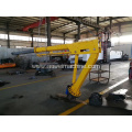 500kgs hydraulic telescopic Boom small lifting truck crane with Basket for car trailer lift